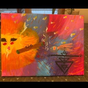 Vibrant Abstract Canvas Art